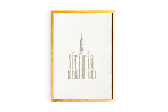 Hand Stitched Iconic NYC Landmarks by Sophie Reid