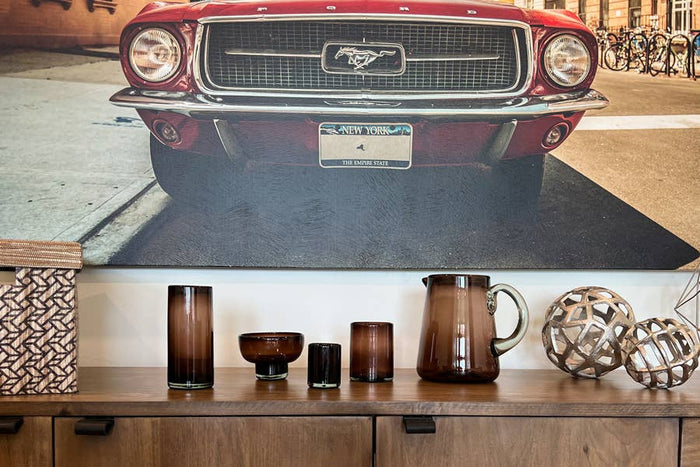 Handblown Mexican Highball Glasses - Tamarind - Lone Fox