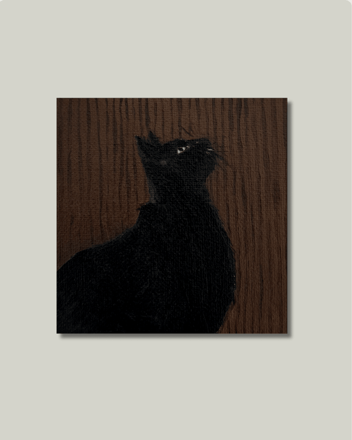 "Handsome Cat" Print: 5x5 - Lone Fox