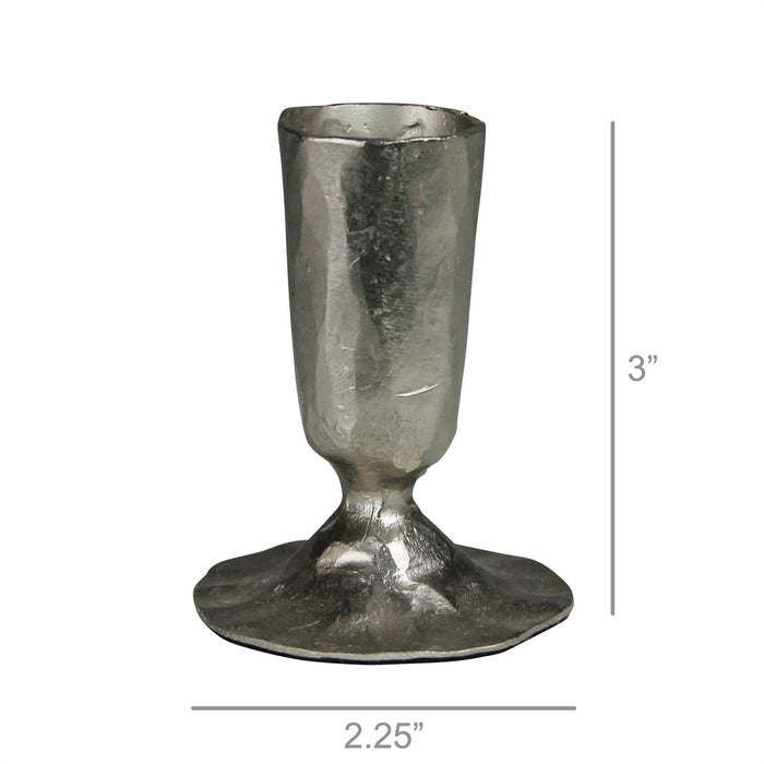 Hansen Candlestick, Nickel - Lone Fox
