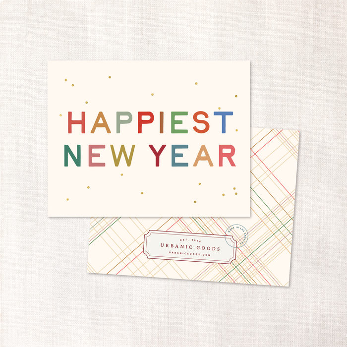 Happiest New Year (Singles or Sets of 6)