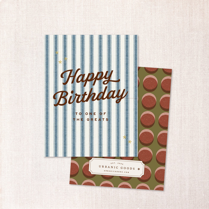 happy birthday greats card