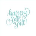 Happy Fall Ya'll 2 Part Stencil