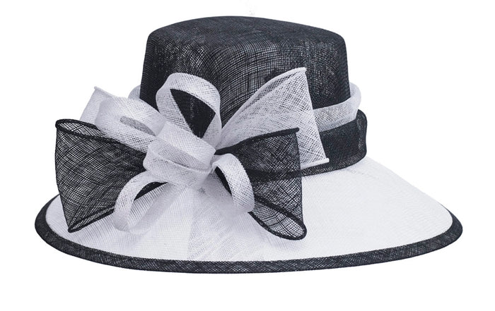 Hat: Two Tone Sinamay