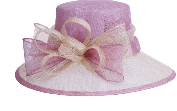Hat: Two Tone Sinamay