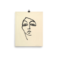 "Head of a Woman" Art Print - Lone Fox