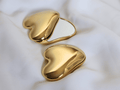 Heart Shape Compact Mirror: Gold - Lone Fox