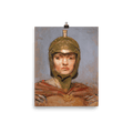 “Helmet for Figure of Force” Art Print - Lone Fox