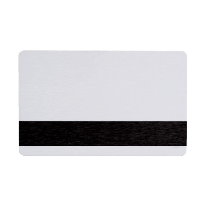 HID FARGO 82137 UltraCard Premium composite CR-80 card with high-coercivity black magnetic stripe