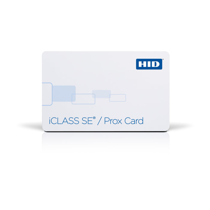 HID iCLASS SE 3150 white dual technology iCLASS SE and Prox card