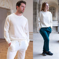 plastic-free 100% organic merino wool sweater