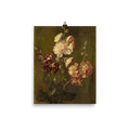 "Hollyhocks" Art Print - Lone Fox