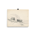 "House and Boat" Art Print - Lone Fox