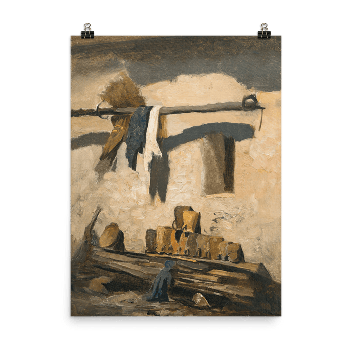 "House walls" Art Print - Lone Fox