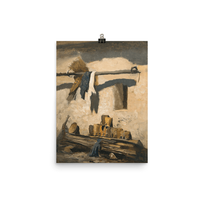 "House walls" Art Print - Lone Fox