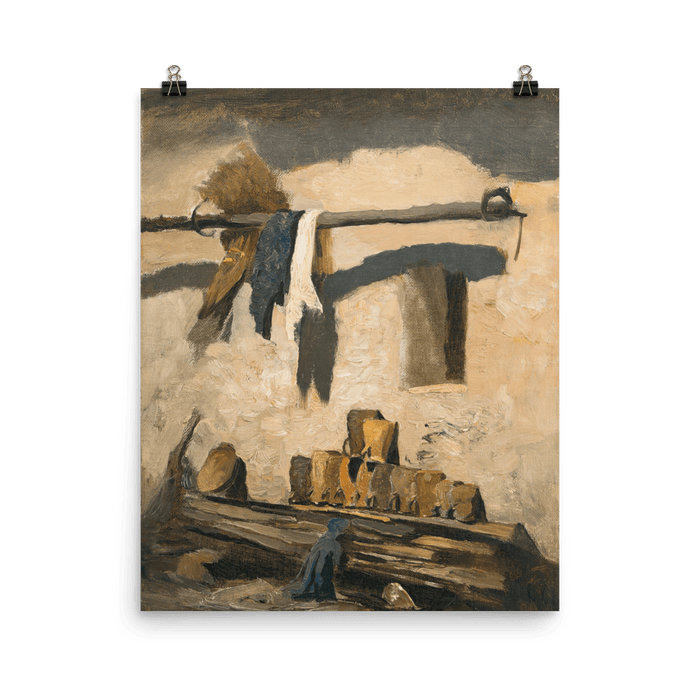 "House walls" Art Print - Lone Fox
