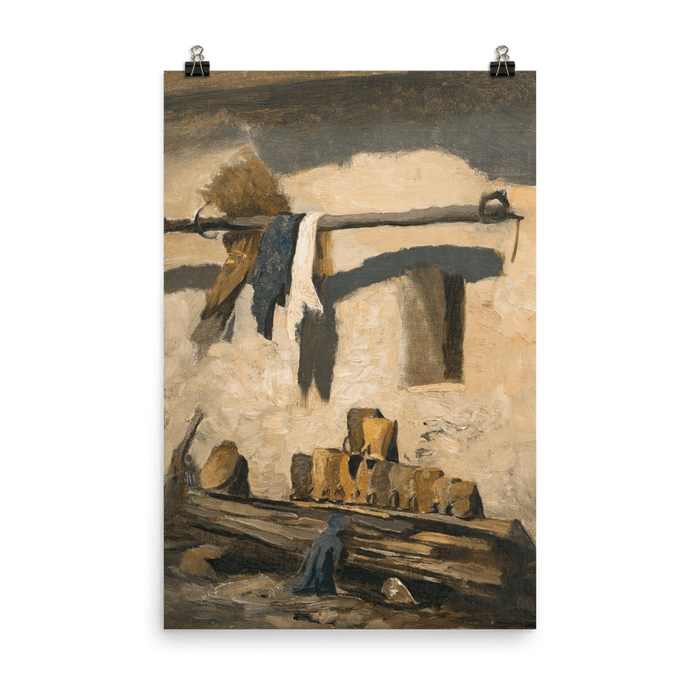 "House walls" Art Print - Lone Fox