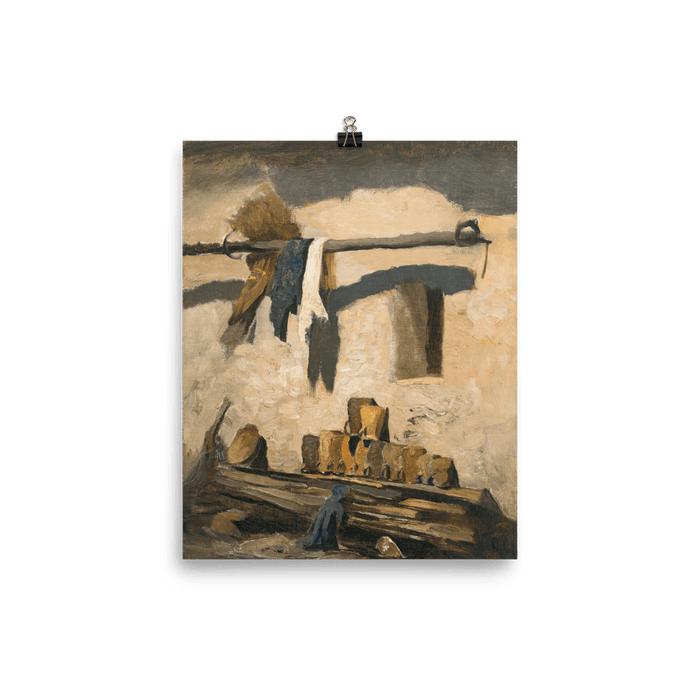 "House walls" Art Print - Lone Fox