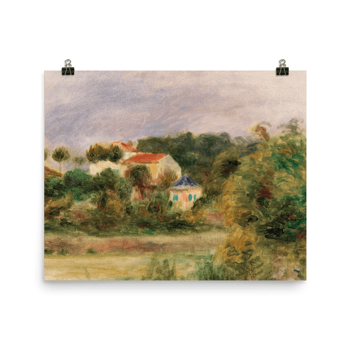 "Houses in a Park" Art Print - Lone Fox