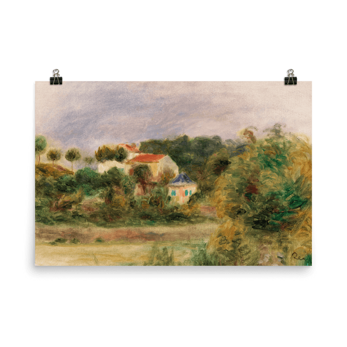 "Houses in a Park" Art Print - Lone Fox