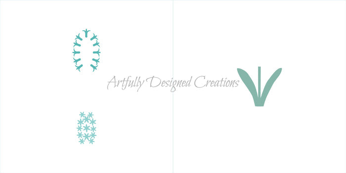 Hyacinth Flower Stencil
