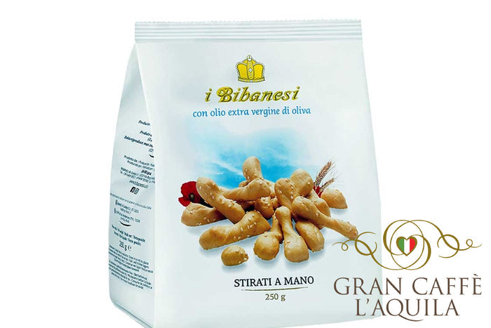 I BIBANESI CHUNKY BREADSTICKS- EXTRA VIRGIN OLIVE OIL- (100g/3.52oz)