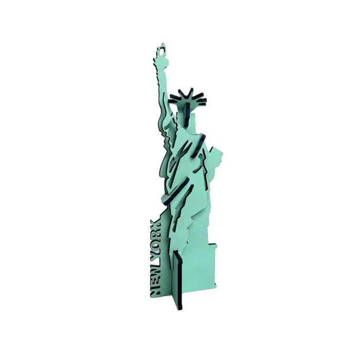 Iconic New York City 3D Wood Model