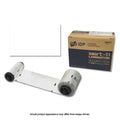 A box labeled "IDP 659390 Clear Patch Laminate - 250 Prints" and a roll of security film are displayed. Text at the bottom states, "Actual product appearance may differ from image shown." Ideal for use with the SMART-51L Card Printer, this system ensures every card gets a secure, clear patch laminate for added protection.