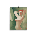 "In Front Of The Mirror" Art Print - Lone Fox
