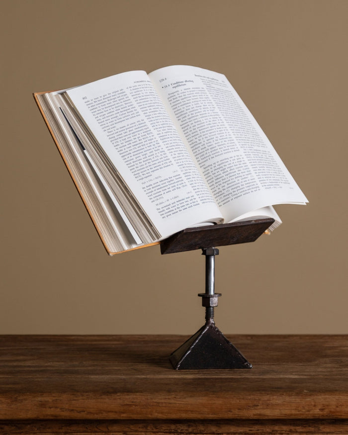 Industrial Welded Book Stand, American, 1970's - Lone Fox