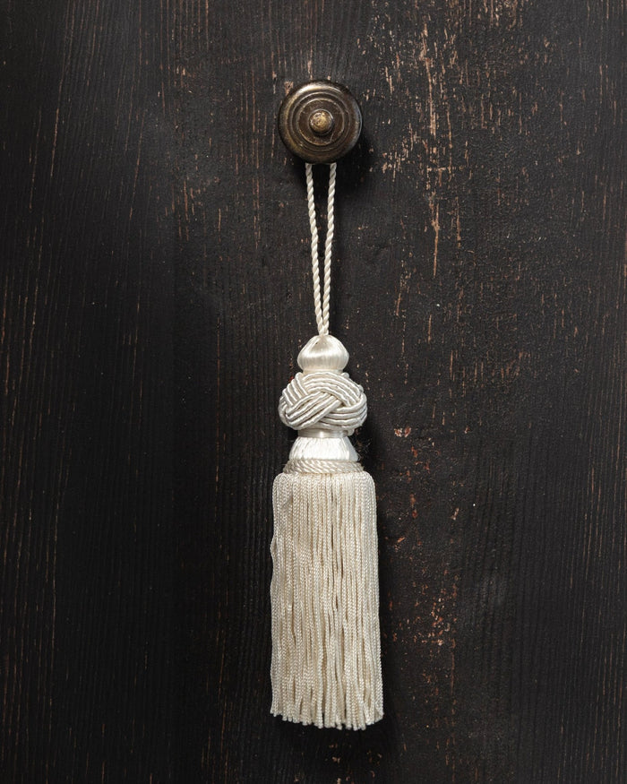 Ivory Knotted Decorative Tassel - Lone Fox