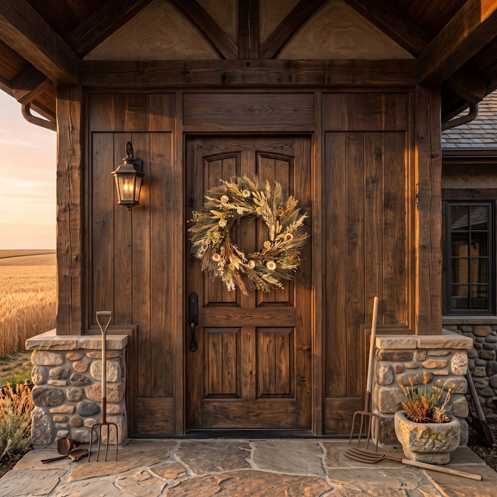 Ivory Meadows Wreath - Lone Fox