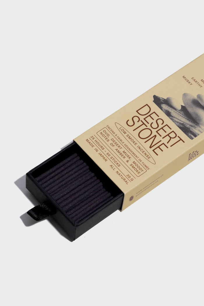 Japanese Natural Incense - Desert Stone - Lone Fox