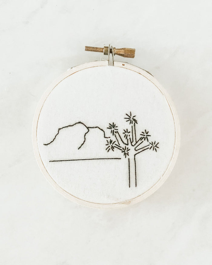 "Joshua Tree" Embroidery Kit - Lone Fox