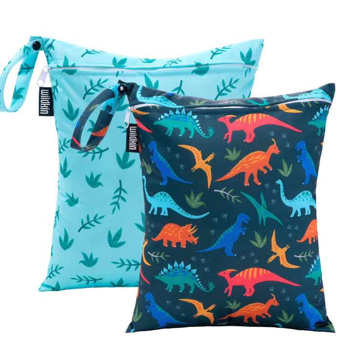 Jurassic Dinosaurs 2-Pack Wet Bag Set