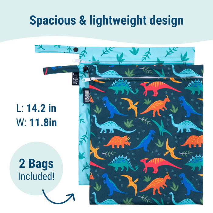 Jurassic Dinosaurs 2-Pack Wet Bag Set