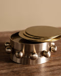 Kaiba Coaster Set in Brass - Lone Fox
