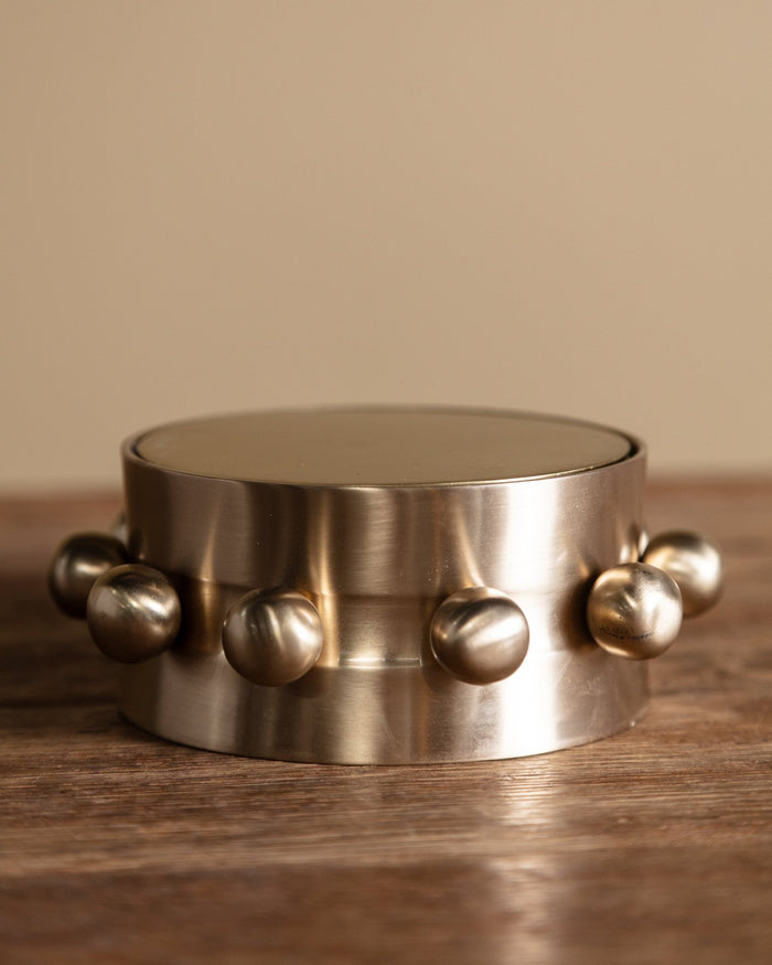 Kaiba Coaster Set in Brass - Lone Fox