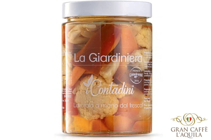LA GIARDINIERA - PICKLED VEGETABLES (19.4oz with Liquid, 11.6oz Drained