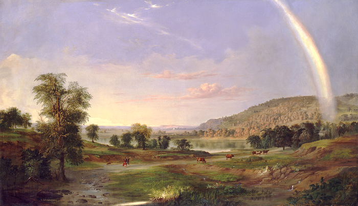 Landscape with Rainbow