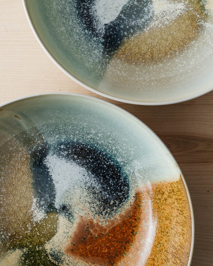 Langston Stoneware Salad Bowls (set of 2) - Lone Fox