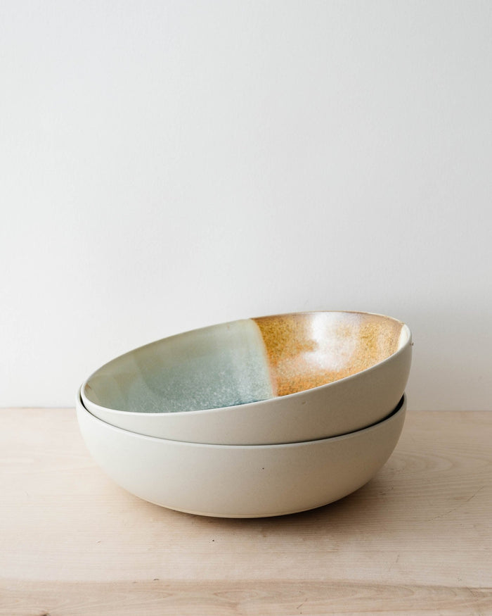 Langston Stoneware Salad Bowls (set of 2) - Lone Fox