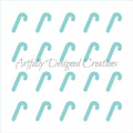 Large Candy Cane Sprinkle Swipe Kit With Details