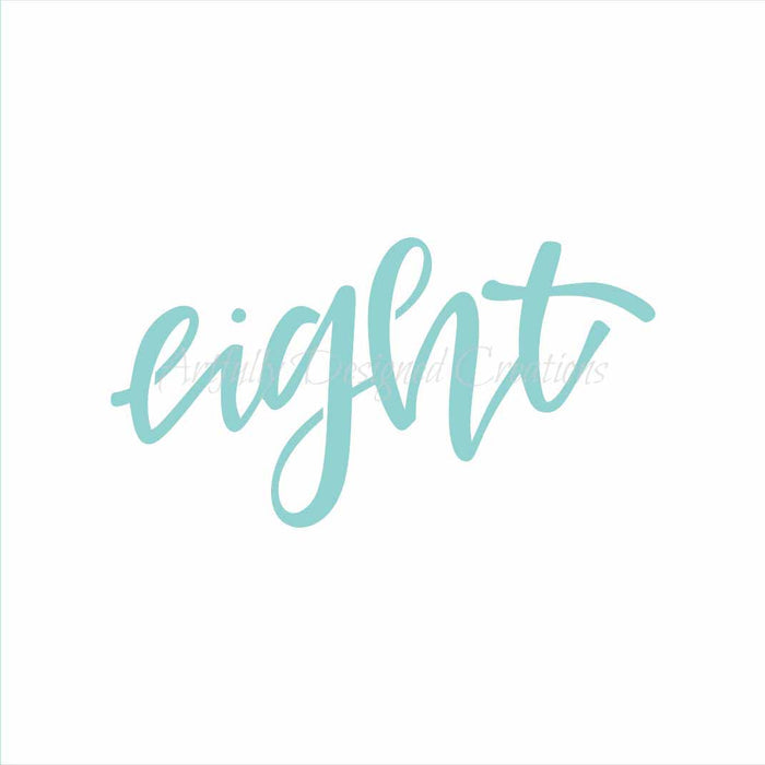 LC Sweets Eight Stencil