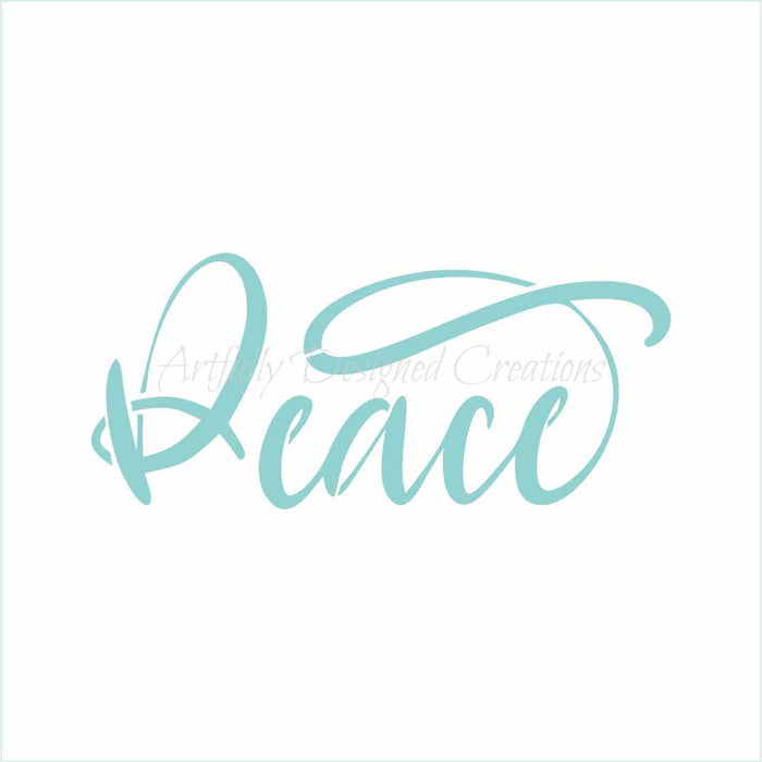 LC Sweets Peace Stencil