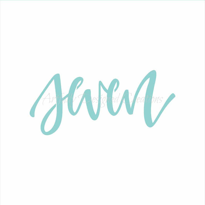 LC Sweets Seven Stencil