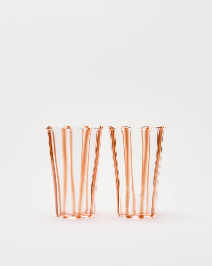 Le (Grand) Verre Bonbon Glasses, Terracotta (Set of 2) - Lone Fox