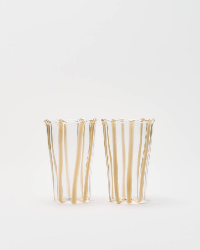 Le (Grand) Verre Bonbon Glasses, Topaz (Set of 2) - Lone Fox