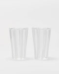 Le (Grand) Verre Bonbon Glasses, White (Set of 2) - Lone Fox