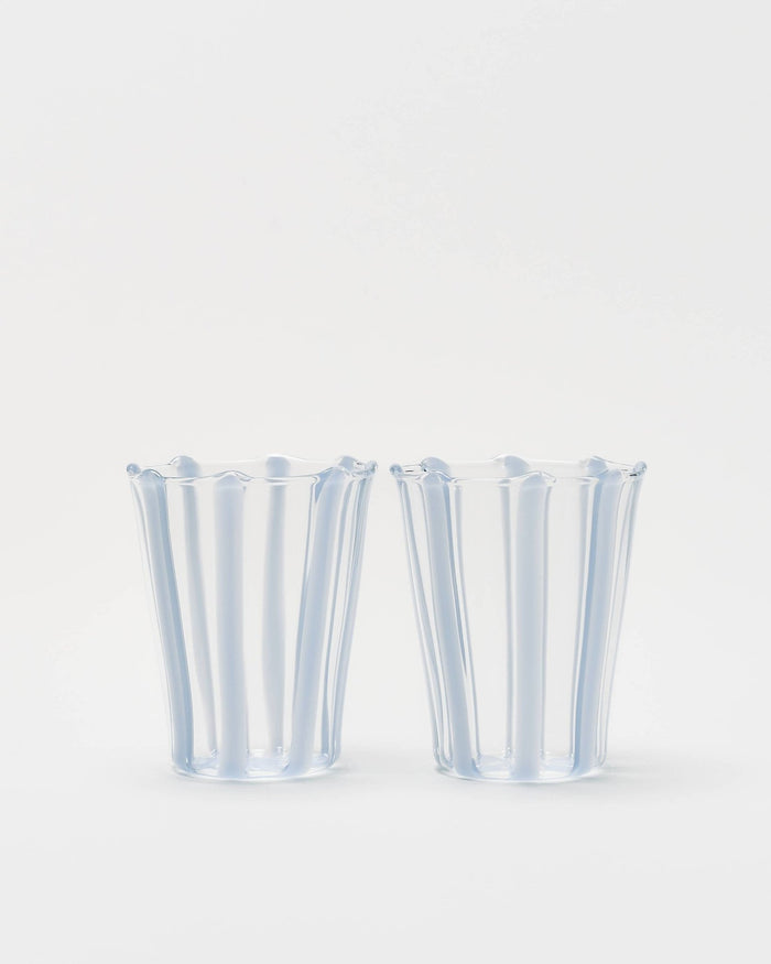 Le (Petit) Verre Bonbon Glasses, Cornflower (Set of 2) - Lone Fox